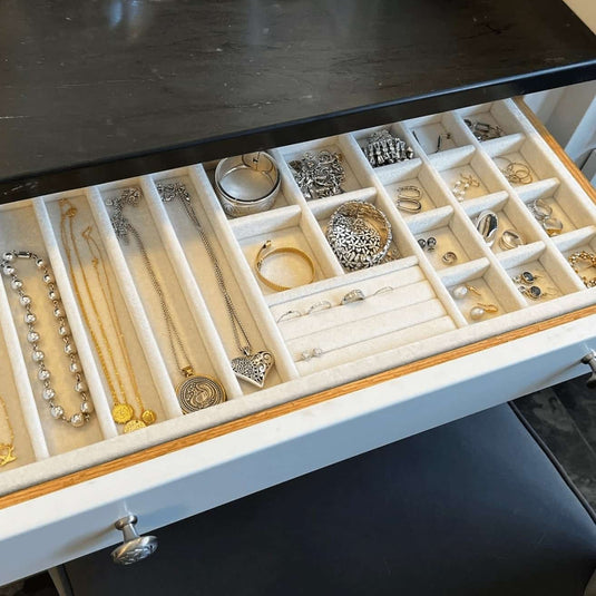 Custom Jewelry Drawer insert Organizer for closets | Beauty By Eden ...