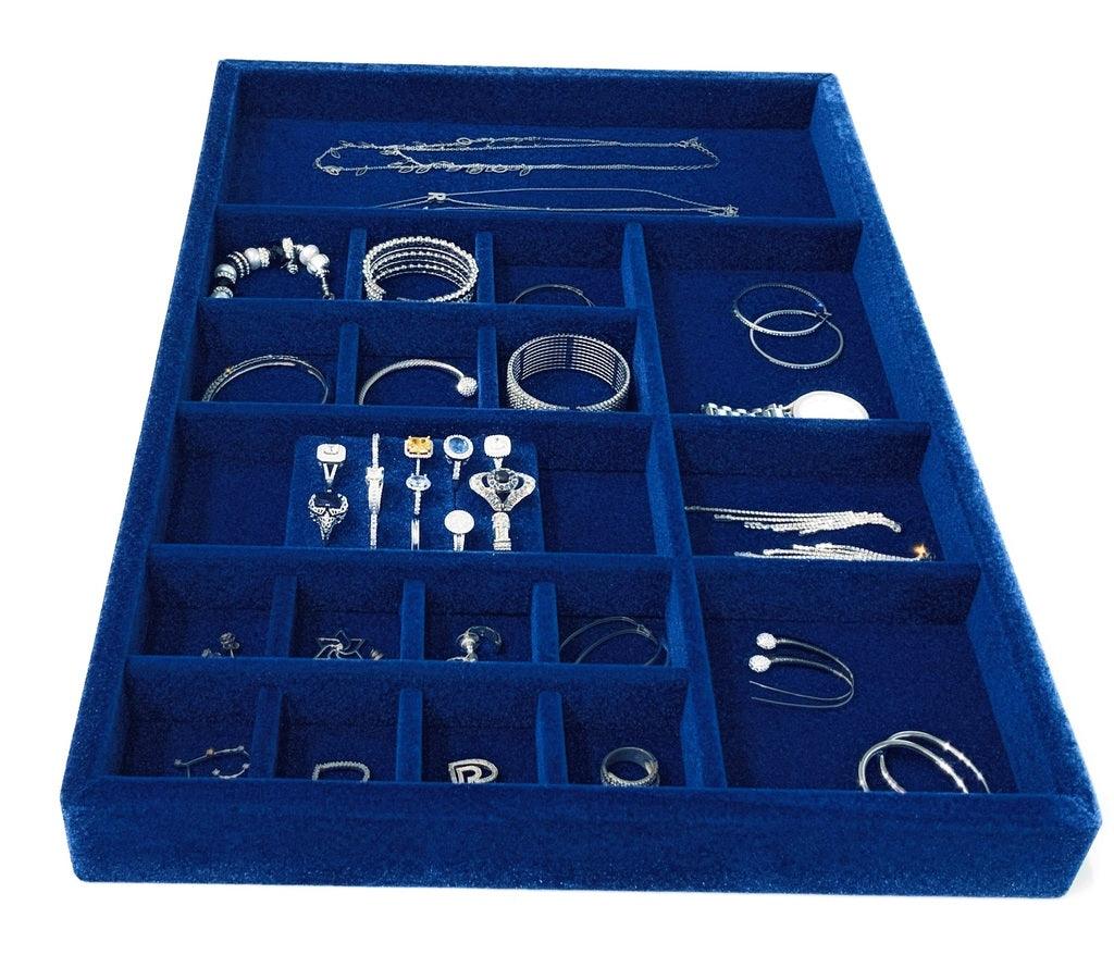 3pcs Display Trays Jewelry Tray Organizer Jewelry Drawer Organizer Inserts